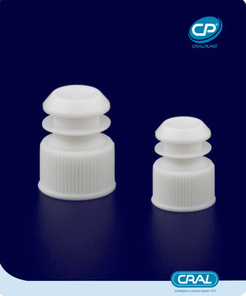 Tampa para tubos pressão interna diâmetro 13mm branca – Cralplast 1000 unidades/caixa