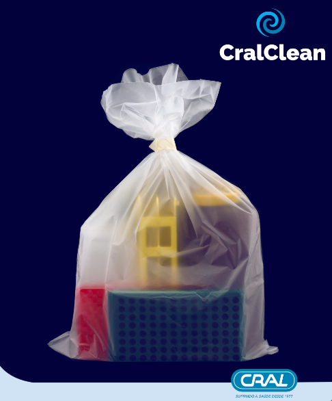 Saco para autoclave – CRALCLEAN 20 L 40X60 cm PT/20 unidades