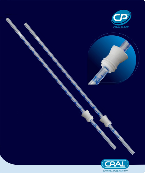 Pipeta plástica p/ VHS descartável 25und/pct Cralplast