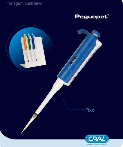 Micropipeta volume fixo – PEGUEPET®