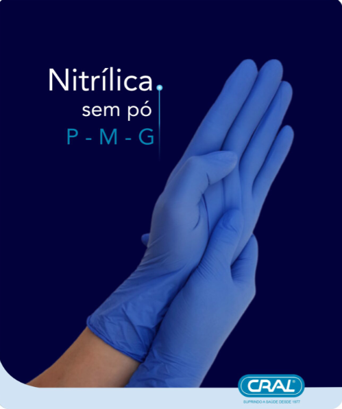 Luva de procedimento – Nitrílica cx/100
